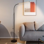 LED Floor Lamp 360° Adjustable Standing Lamp Reading Gooseneck Light